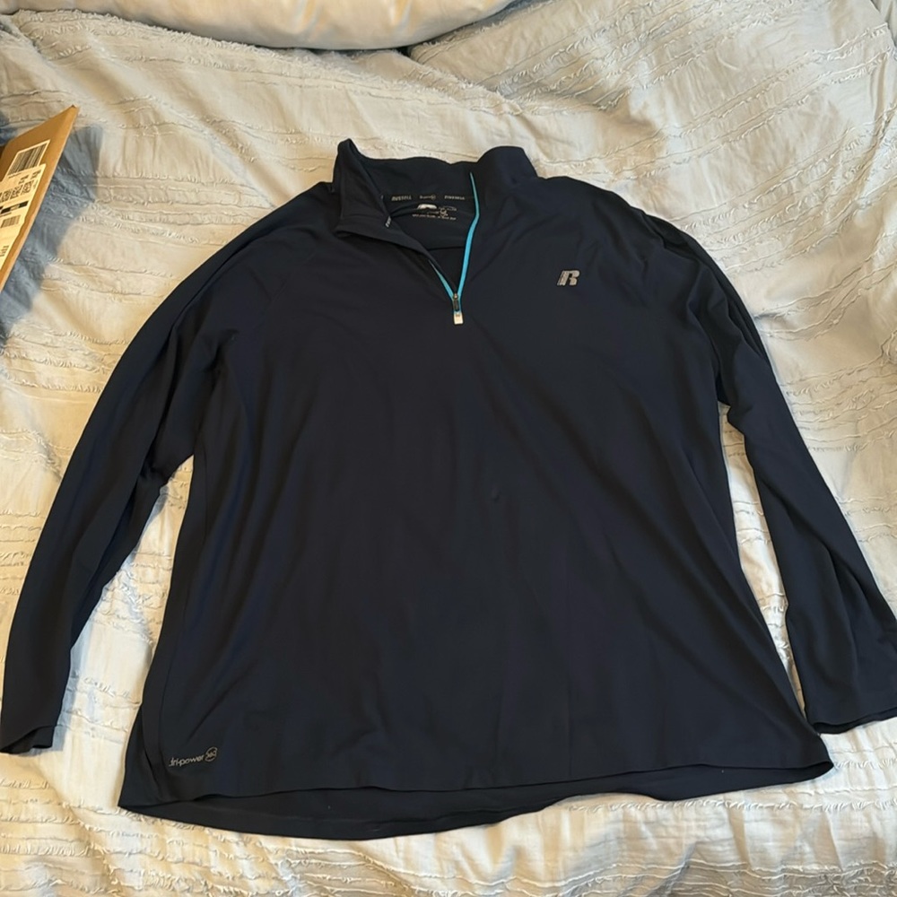 Men’s athletic sweatshirt XL NAVY BLUE